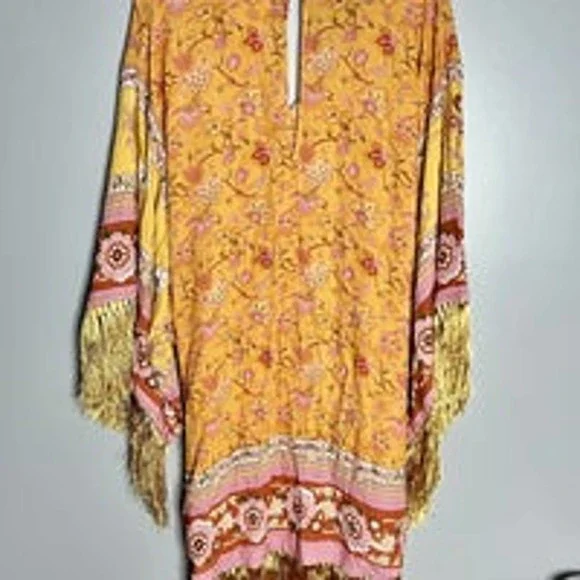Spell & The Gypsy Collective Portobello Road Tassel Dress Size L - Picture 6 of 11